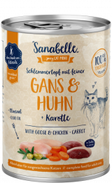 Sanabelle Cat Menü Schlemmertopf mit feiner Gans & Huhn 380g